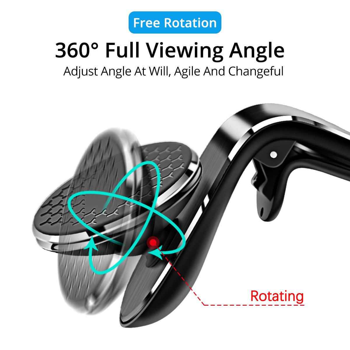 360° Magnetic Car Phone Mount